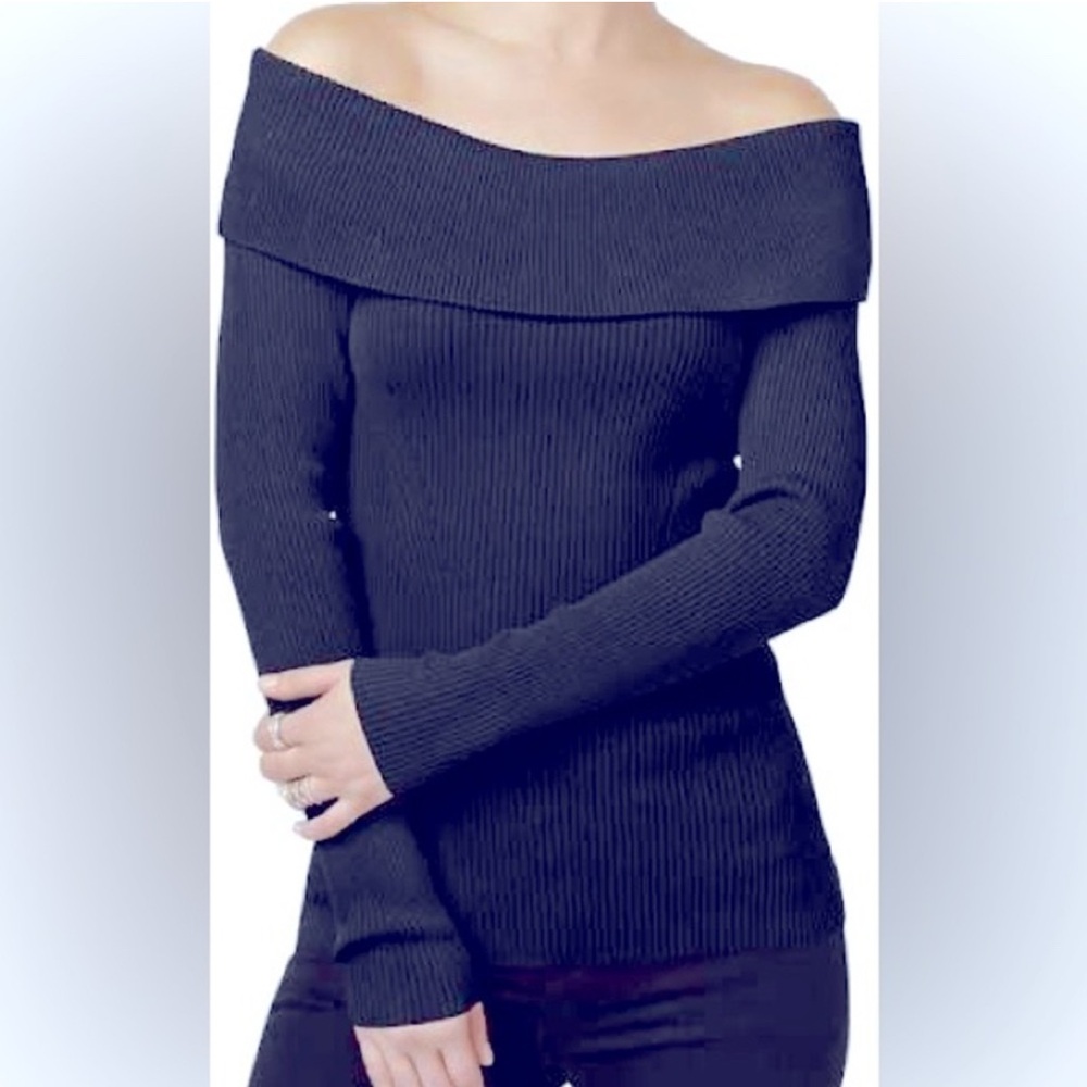 Michael Kors Elegant Navy off shoulder XXS